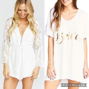SMYM Bridal Bundle - Roxy Romper and Bride Tunic